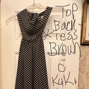 A sexy backless soft rayon feel too that ties in the back